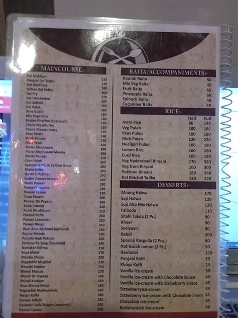 Menu at Authentic Punjab, Mira Bhayandar