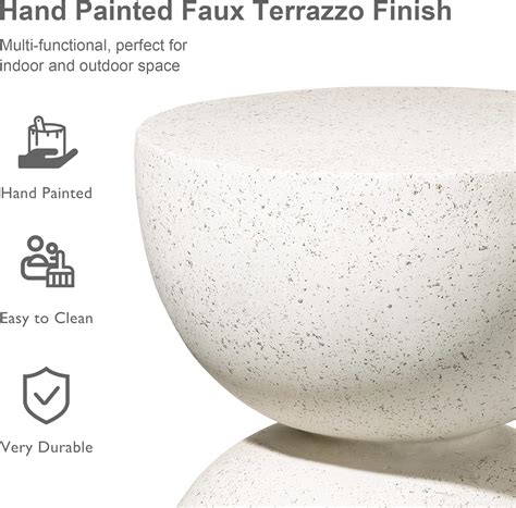 Glitzhome Modern Decorative Garden Stool Heavy Duty India | Ubuy