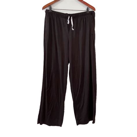 DKNY Black Pajama Lounge Pants Large - Gem