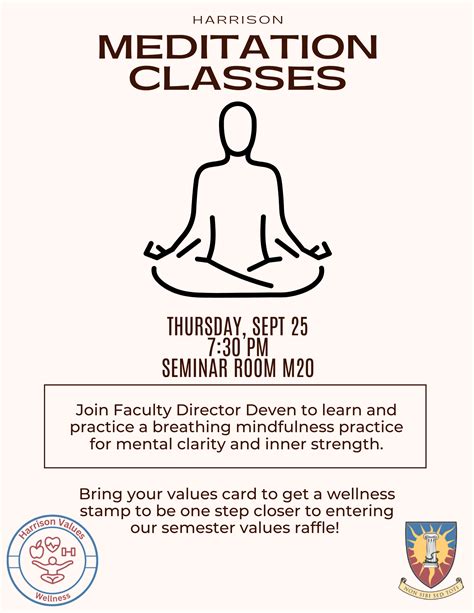 Meditation Class | Harrison | College Houses & Academic Services