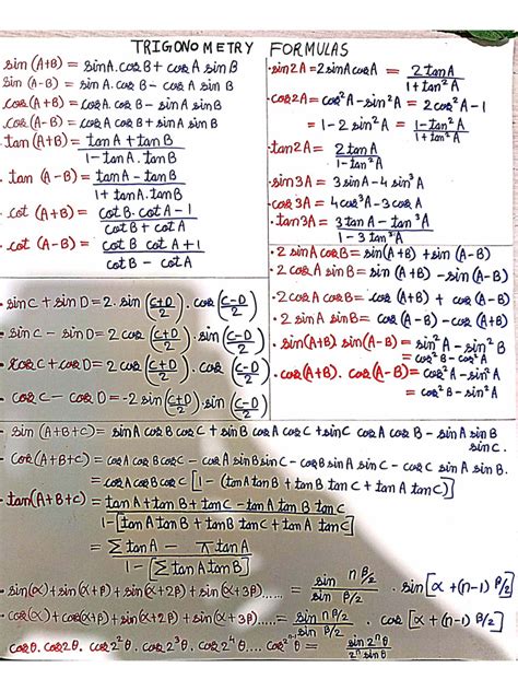 Trigonometry Formula Tutorial 的图像结果
