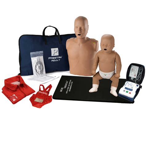 CPR Training Kit w. Adult & Infant Manikin WITH Feedback & AED UltraTr ...