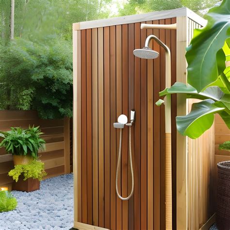 16 Cheap DIY Outdoor Shower Ideas - Inspiring Tutorials (Easy!)