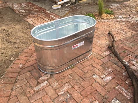 Galvanized Water Trough Planters • Insteading