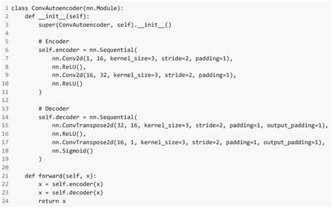 Image result for Aautoencoder Encoder Code Example Pytorch