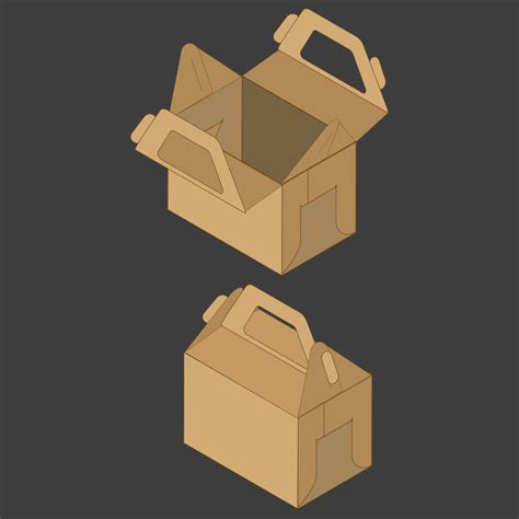 Hand Carry Paper Box Packaging Design 的图像结果