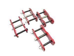 Maruti Gypsy 2 Inch Dog Bone Shackle Kit Heavy CNC Machine Made Nut ...