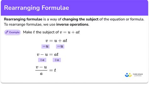 Image result for Rearranging Formulas Math