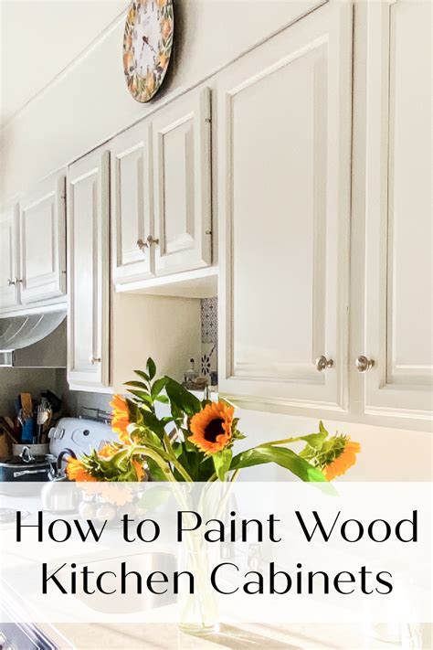 How To Paint Wood Kitchen Cabinets White | Cabinets Matttroy