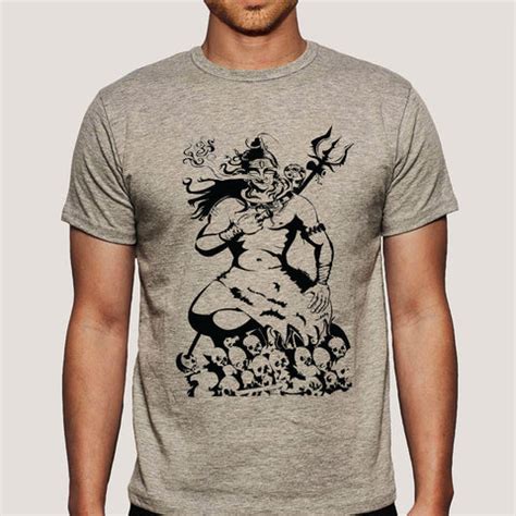 Lord Shiva Holy Smoke: Divine Men's T-Shirt - TEEZ.in
