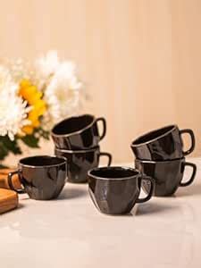Buy Aravalii|Raven Mugs|Coffee Mug Set of 2/4/6 Ceramic Mugs to Gift to ...