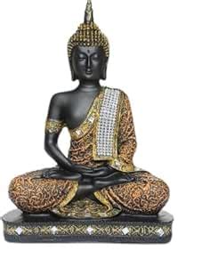 Buy Goldiluxe Blessing Home Decor Poly Resin Buddha Statue Idol ...