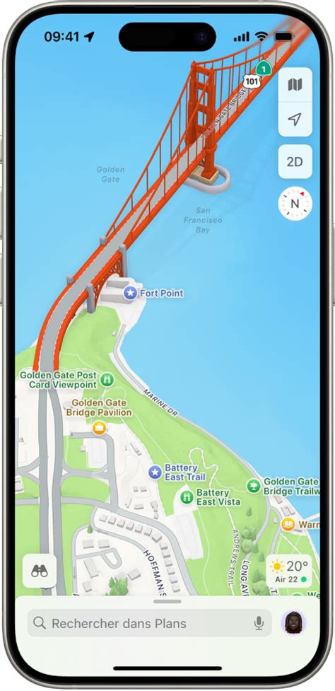 Définir une position et la présentation des plans dans Plans sur l ...