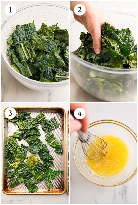 Crispy Kale Chips with Honey-Lemon Drizzle - 40 Aprons