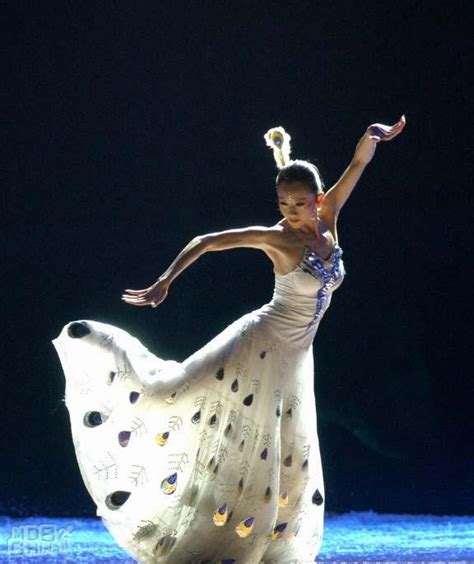 舞蹈家杨丽萍以收官之作大型舞剧《孔雀》营造的美轮美奂。（摄影/王小京）