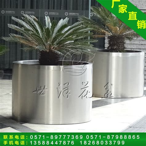 不锈钢造型花盆 - 北京金三特金属装饰有限公司