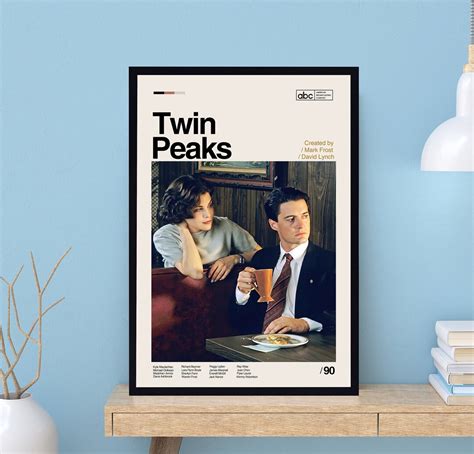 Twin Peaks Poster, Twin Peaks Tv Series Poster, Retro Movie Poster ...