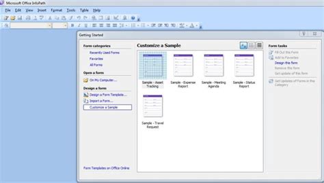 Using Microsoft InfoPath 的图像结果