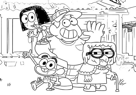 Big City Greens Coloring Pages Coloring Pages
