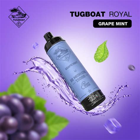 Buy Tugboat Royal Grape Mint 13000 Puffs Disposable Vape from AED45 ...