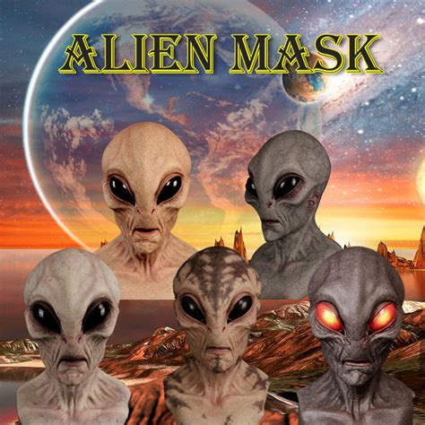 Halloween Alien Mask Scary Horrible Horror Alien mask Magic Mask | Wish