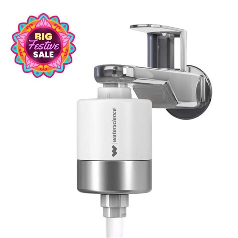 CLEO Shower & Tap Filter for Hard Water - for Borewell/Tanker Water ...