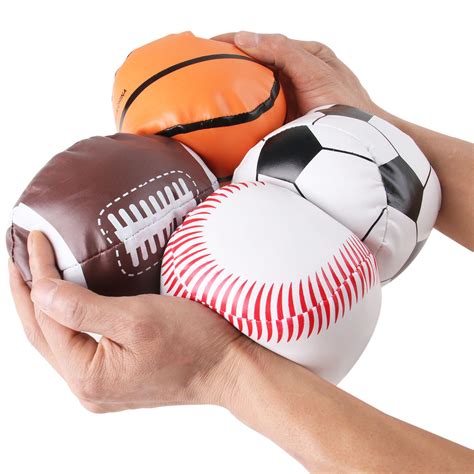 Buy Liberty Imports 4 Pack Soft Plush Stuffed 5" Sports Balls ...