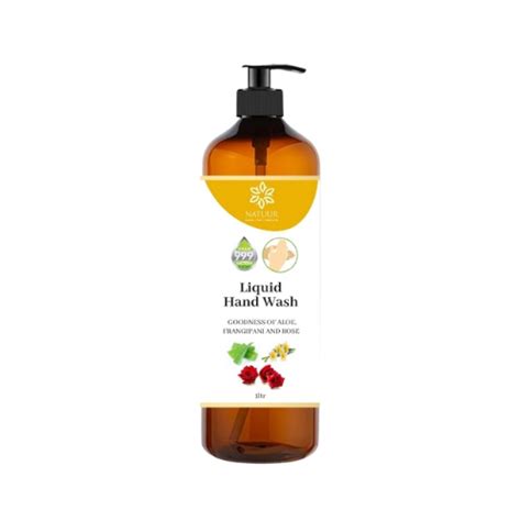 Natuur Liquid Hand Wash: Aloe, Frangipani & Rose - 1 Litre – Natuur.in