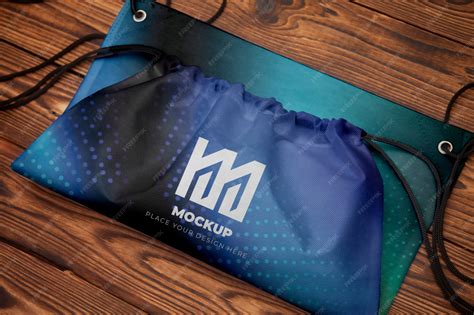 Premium PSD | Gym sack mockup design
