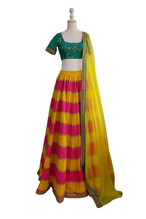 Sabyasachi multicolor lehenga set – Kuro Clothing India