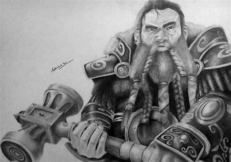 Buy Painting Gloin (lotr) Artwork No 7929 by Indian Artist Abhishek Kumar