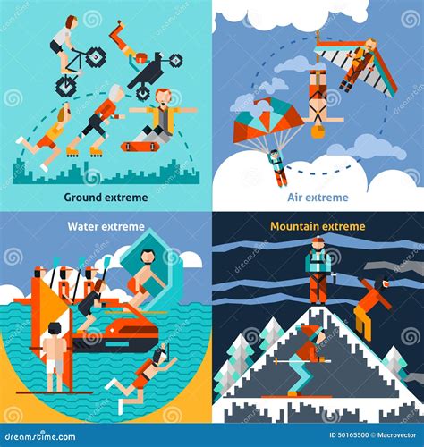 Extreme sports clipart free