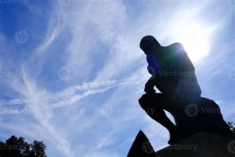 Rodin The Thinker Silhouette