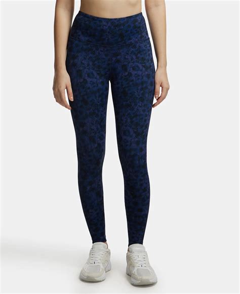 Buy Microfiber Elastane Performance 7/8th Leggings with Broadwaistband ...