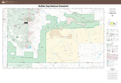 Buffalo Gap National Grassland Map – MyTopo Map Store