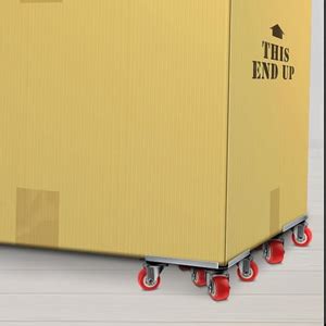 2heet Heavy Duty Furniture Movers Dolly Set with 5 Silent 360° Wheels ...