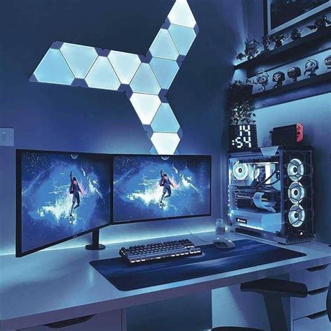 Image result for Nice PC Setups Withe Editing Blue Colour