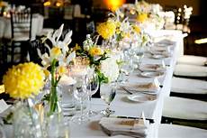 Wedding Reception White Yellow by Yellow And White Wedding Reception Table Elizabeth Wedding Reception White Yellow