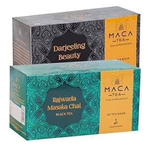 Maca Tea & Rajwada Masala Tea Combo – High Grade Darjeeling Beauty ...