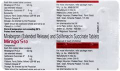 Mirago S 50 Tablet: Uses, Side Effects, Price & Substitutes