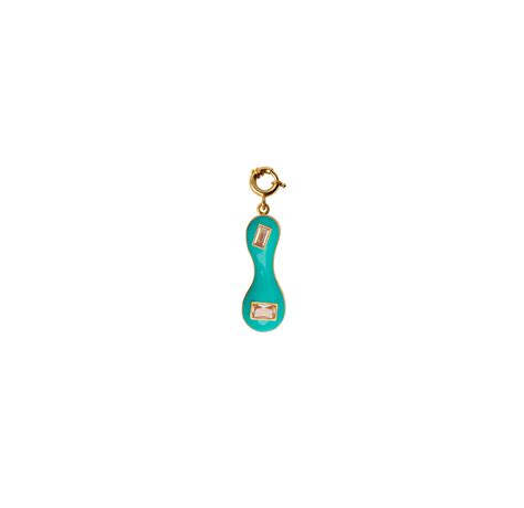 Sea Blue blob Charm – she ela jewel