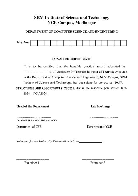 Dsa file-1 merged 241023 175256 - SRM Institute of Science and ...