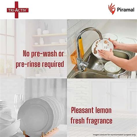Buy TRI-ACTIV ALL-IN-ONE DISHWASHER TABLET BY PIRAMAL I 30 UNITS I ...