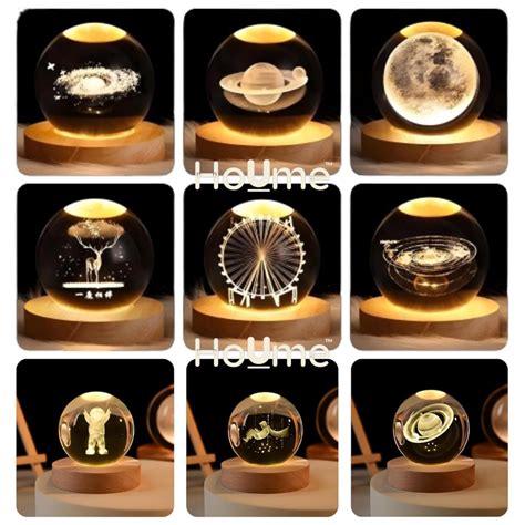 3D Crystal Ball Lamps – Unique Gifts Collection by Houme