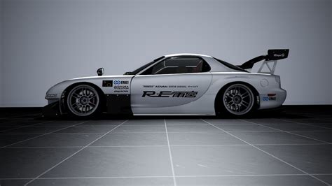 【Assetto Corsa用MOD】MAZDA RX7 FD3S RE雨宮 タイムアタック号 & GReddy D1 7 Ver ...