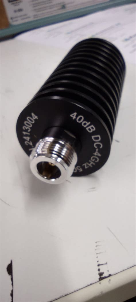 Fixed Attenuator, N Female/Female, 50 Ohm, DC-4 GHz, 50 Watts, 40 dB ...