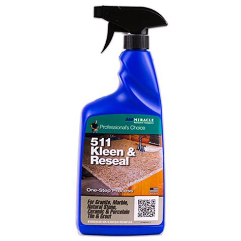 MIRACLE 511 Kleen & Reseal, 32oz Spray for Stone / Tile