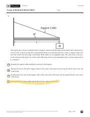 Image result for Torque AP Physics 1 Practice Problem