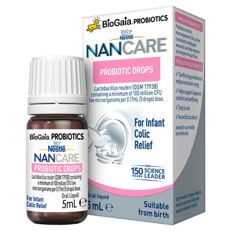 NESTLE NAN CARE Probiotic Drops For Infant Colic Relief 5mL – OzChemist ...