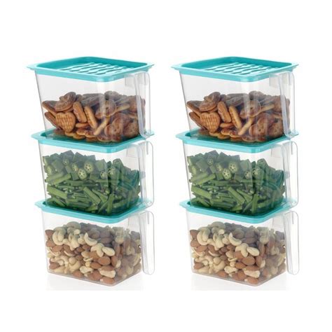 Buy Weelo Air Tight Plastic Containers Set, Storage Organizer For ...